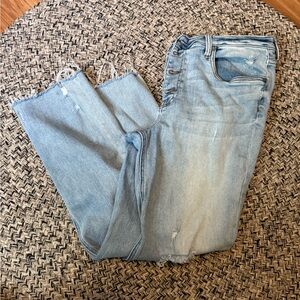 Kut from the Kloth Faded Blue Straight Jeans